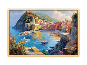 Vernazza Cinque Terre Italy Canvas Painting