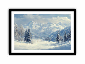 Crown of the Alps Canvas Painting