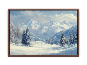 Crown of the Alps Canvas Painting