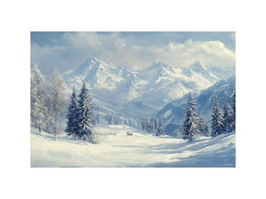 Crown of the Alps Oil Painting