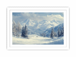 Crown of the Alps Canvas Painting
