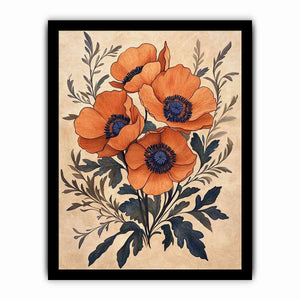 Poppies Under the Sun Canvas Painting