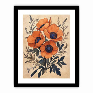 Poppies Under the Sun Canvas Painting