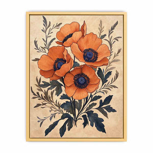 Poppies Under the Sun Canvas Painting