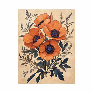 Poppies Under the Sun Oil Painting