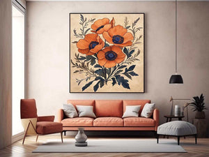 Poppies Under the Sun Painting