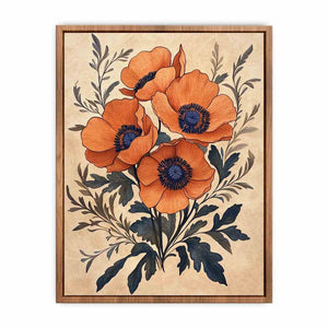 Poppies Under the Sun Canvas Painting