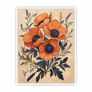 Poppies Under the Sun Canvas Painting