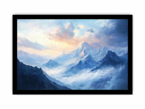 Whispers of the Quiet Peak Canvas Painting