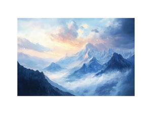 Whispers of the Quiet Peak Oil Painting