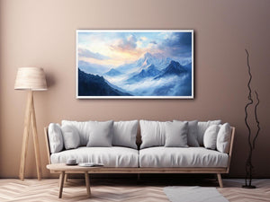 Whispers of the Quiet Peak Canvas Painting