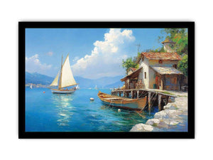 Harbor Canvas Painting