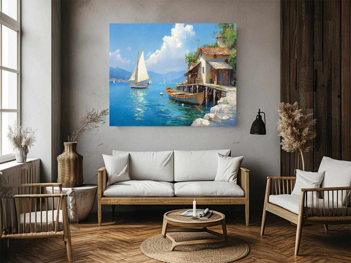 Harbor Painting