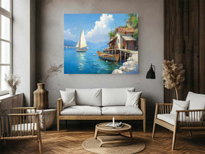 Harbor Painting