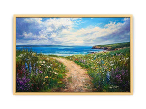 Beach Path Canvas Painting
