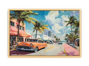 Miami Canvas Painting