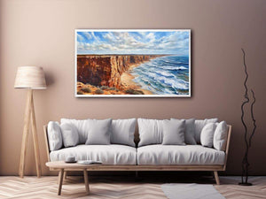 The Edge of the World Canvas Painting
