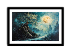 The Mystical Pathway Canvas Painting