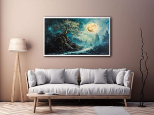 The Mystical Pathway Canvas Painting