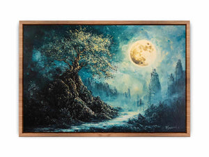 The Mystical Pathway Canvas Painting