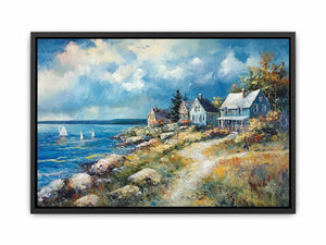 The Coastal Escape Canvas Painting