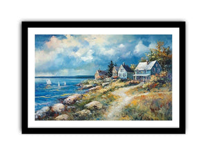 The Coastal Escape Canvas Painting