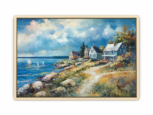 The Coastal Escape Canvas Painting