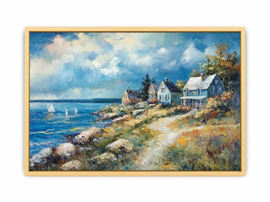 The Coastal Escape Canvas Painting