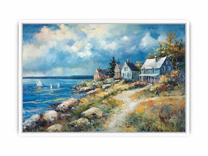 The Coastal Escape Canvas Painting