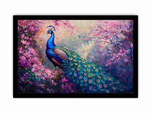 Magestic Peacock Canvas Painting