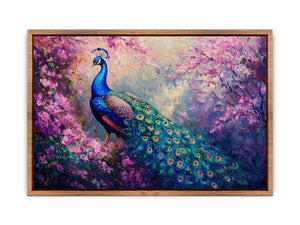 Magestic Peacock Canvas Painting