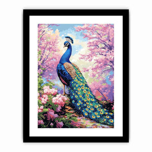 Magestic Peacock Canvas Painting