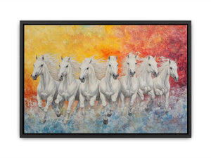 Seven Spirits on the Run Canvas Painting