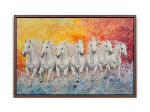 Seven Spirits on the Run Canvas Painting