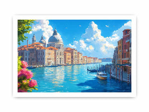 To a Land of Wonders Canvas Painting