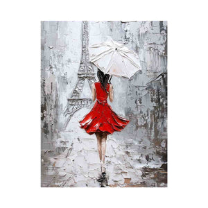 Paris Walk Oil Painting