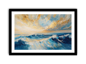 Occean Waves Canvas Painting