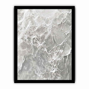 Silver Abstract Canvas Painting