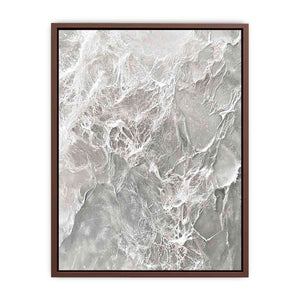 Silver Abstract Canvas Painting