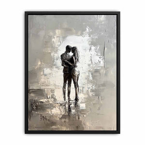 Abstract Hug Canvas Painting