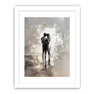 Abstract Hug Canvas Painting