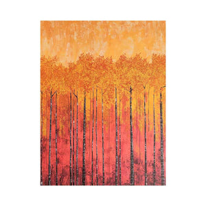 Golden Leaves Oil Painting