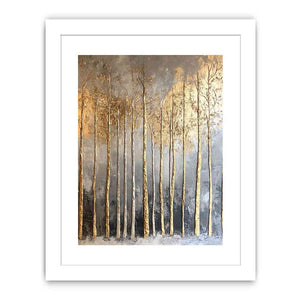 Gold Tree Canvas Painting