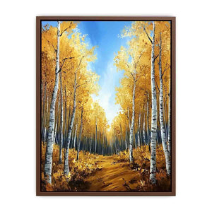 Gold Way Canvas Painting