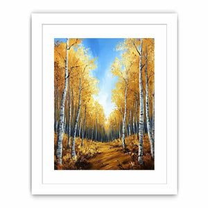 Gold Way Canvas Painting