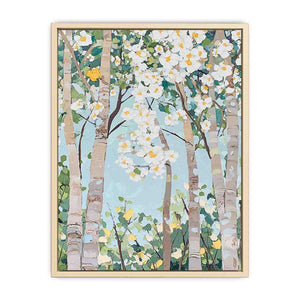 Abstract Trees Canvas Painting