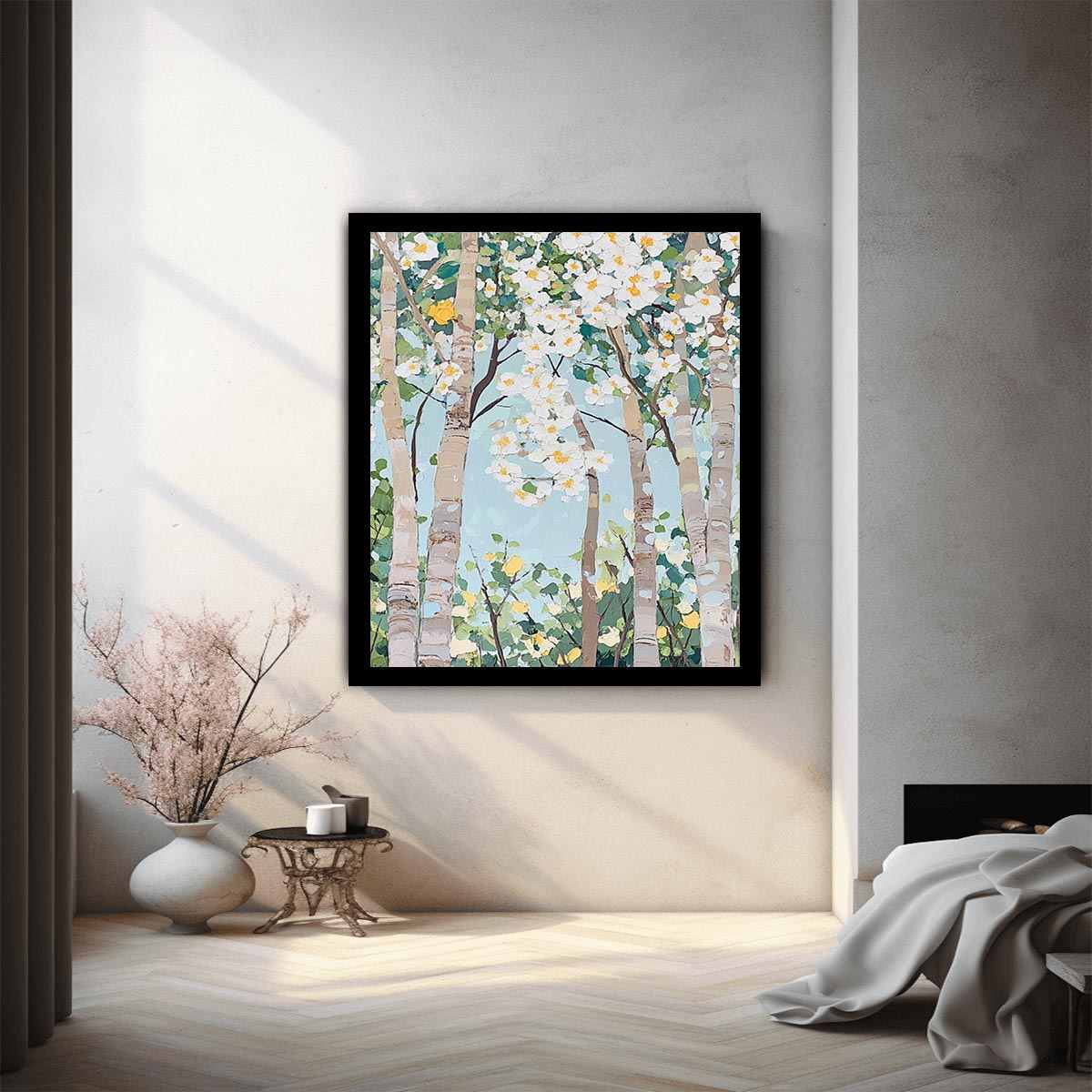 Abstract Trees Painting