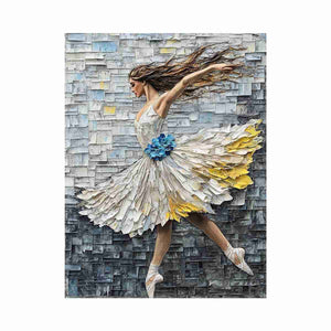 Ballerina Oil Painting