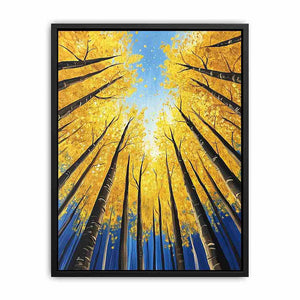 Aspen Forest Canvas Painting