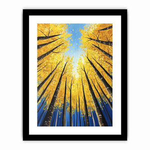 Aspen Forest Canvas Painting